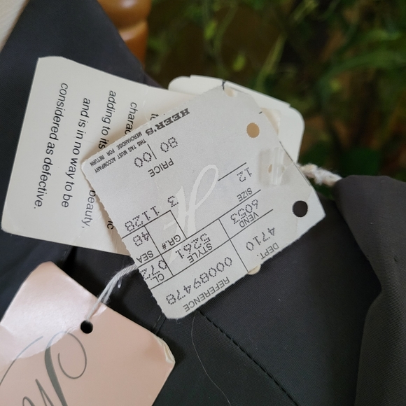 NEW Vintage 80s Dress Michael Blair Double Breasted Trench Long Layered Look S - Picture 8 of 11